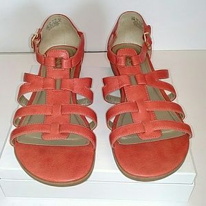LifeStride Coral Sandals "Flatiator"